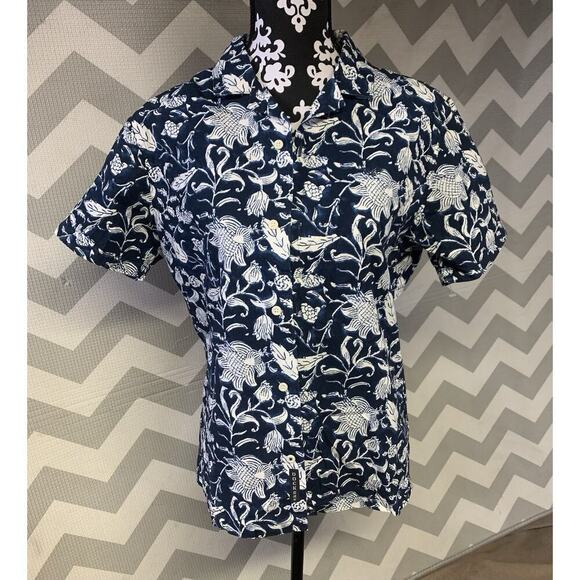 Dockers Alpha Khaki Floral Men’s T Shirt Hawaii Vacation Beach Party Summer - Picture 1 of 8